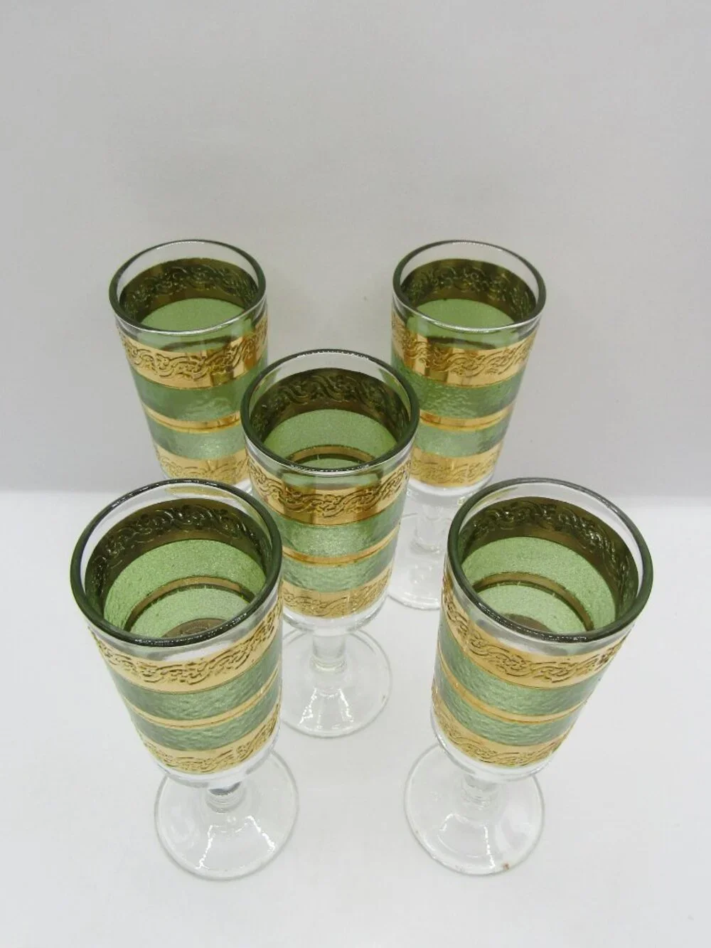 Five MCM Starlyte Cordial Glasses